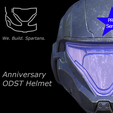 close-up.png Pro Series Anniversary ODST helmet 3d print file