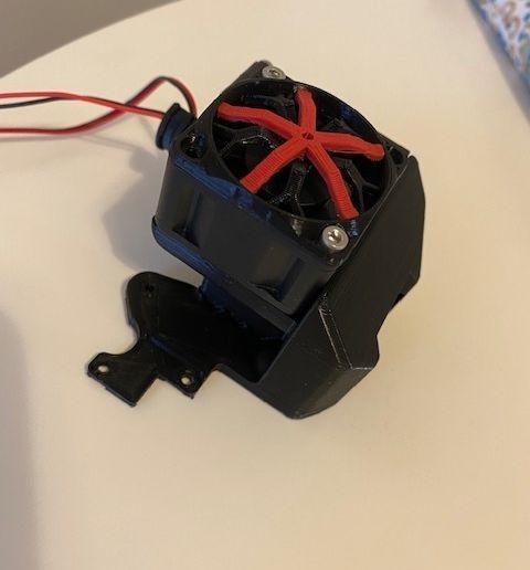 IMG_0033.JPG Red Squirrel Compact Fan Housing - Ender 3 V2 - dragonfly hotend