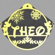 theo.jpg Рождественская безделушка Микки и Минни