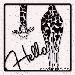 project_20240605_2048420-01.png giraffe wall art 2d safari wall decor hello giraffe
