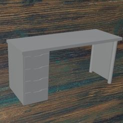 bureau.jpg Archivo STL gratuito Escritorio para maqueta (1/56)・Idea de impresión 3D para descargar