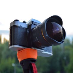 6d842672c44b26e108336ada8d630f3a_display_large.jpg Бесплатный STL файл Trekking Pole Monopod with Quick-Release・3D-печатная модель для загрузки