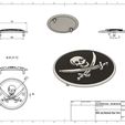 BMW_Jack_Rackham_Rear_74mm_Drawing.jpg hood / trunk logo Jack Rackham 82mm / 74mm for BMW vehicles