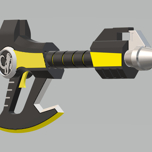 🦣 Black Ranger Mammoth Axe MMPR, Power Axe・ 3D File for 3D printing・Cults