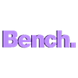 bench logo_stl.stl bench logo