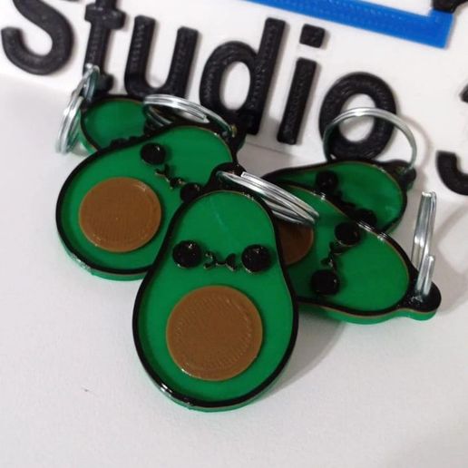 Avocado/Avocado Keychain 3D model