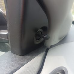 IMG_20220406_124330.jpg STL file Chevrolet Aveo manual mirror adjustment knob・3D printing model to download