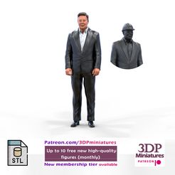 NewTempFinalE10Cults3d.jpg STL-Datei Elon Musk・3D-druckbare Vorlage zum herunterladen
