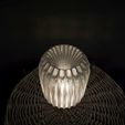 10.jpg VORTEX Parametric Dual-Wall Table Lamp • Ribbed Geometric Illusion Light 3MF • E14