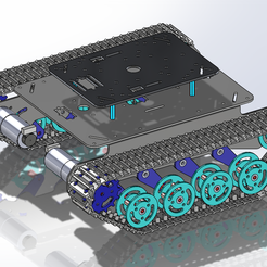 Frontal.png Tracked Mobile Robot - Tank Chassis