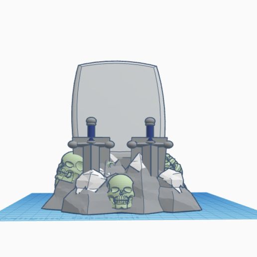 Skull Phone Stand 3D model