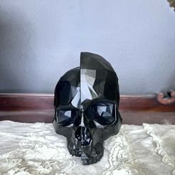 geoskull-4.jpg Archivo STL Cráneo doble geométrico・Modelo para descargar y imprimir en 3D