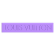 STL file LOUIS VUITTON LV - LED LAMP V1・3D printable model to