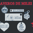 publicacionmileicults.png Milei key rings (6 different ones!!!!)