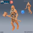 2345-Skeleton-Orc-Warrior-Hammer-Medium.jpg Skeleton Orc Warrior Set ‧ DnD Miniature ‧ Tabletop Miniatures ‧ Gaming Monster ‧ 3D Model ‧ RPG ‧ DnDminis ‧ STL FILE