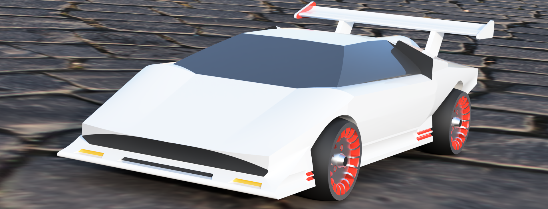 Download STL file Countach for Race in Progress • 3D print