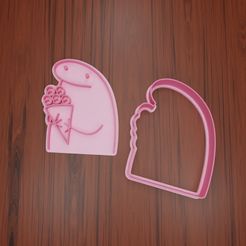FlorkRosas001-Stamp-Cortador.jpg STL file STAMP FLORK ROSES #1・3D print object to download