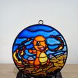 IMG_MIX2S_20230313_153540.jpg Charmander Stained Glass (Pokémon)