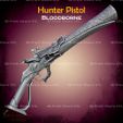 5.jpg Hunter Pistol Cosplay Bloodborne - STL File 3D print model