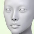 3.78.jpg 5 3D Head Face Eyes Female Character Women art portrait doll 3D Low-poly 3D model