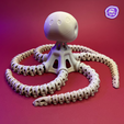 Octopus-skeleton11.png Polvo esquelético - Criatura esqueleto engraçada impressa em 3D