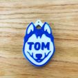 Husky Siberiano.jpg STL file Pet Tags Collection - 10 Designs!・3D printing template to download