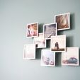 0000.jpg STL file Square Floating Photo Frame・3D printable model to download