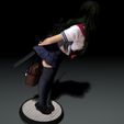 Camera04.jpg anime JK girl with sword -cute female-shy Japanese JK -school uniform  -3D print model