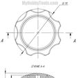 Plastic_Hand_Knob0162_03.jpg Plastic Hand Knob for M6 Screw and Nut