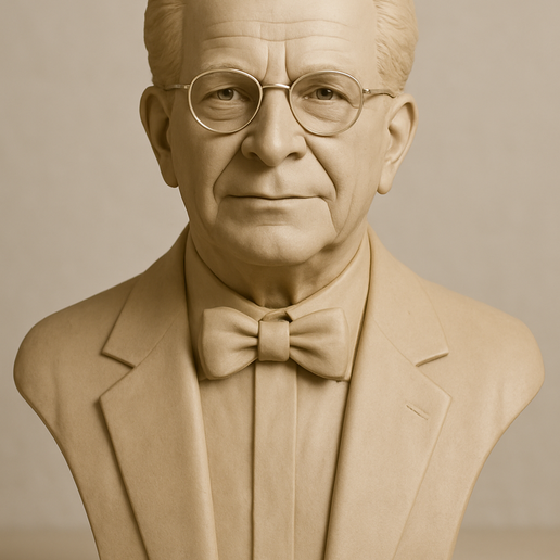 Bust of Jacques Lacan 3D model