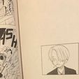 Sanji-6.jpg One Piece: Sanji - Litografia com moldura