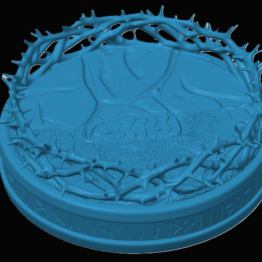 Vines and Thorns Miniature Base