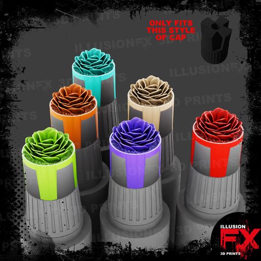 FLOWER - AK INTERACTIVE QUICK GEN COLOUR COLOR TRANSLUCENT BOTTLE SWATCH SUPER MINI CAP - 18ML