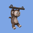 MonkeyHangingBranch3.png Monkey Hanging Branch- Two pieces- Monkey and Branch