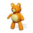1.jpg TEDDY 3D MODEL - 3D PRINTING - OBJ - FBX - 3D PROJECT BEAR CREATE AND GAME READY  TEDDY PET TEDDY, BEAR