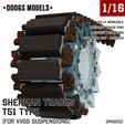 16002-01.jpg 1/16 M4 SHERMAN VVSS TRACKS - T51 TYPE - DM16002