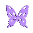 fluturu3.stl Hair butterfly icon
