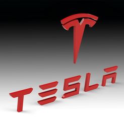Untitled-768.jpg Fichier STL Tesla grand Logo pour montage mural・Design pour imprimante 3D à télécharger