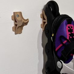 IMG_1369.jpeg Inline skates wall holder or stand for skates with 70mm wheels