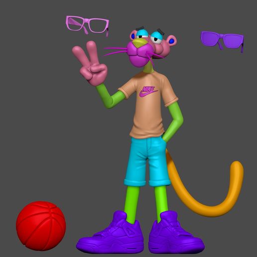 pantera-rosa-6.jpg Pink Panther Urban Vibes Fanart - (Multiparts / 3MF)