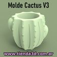 molde-cactus-v3-3.jpg Cactus Flowerpot Mold V3