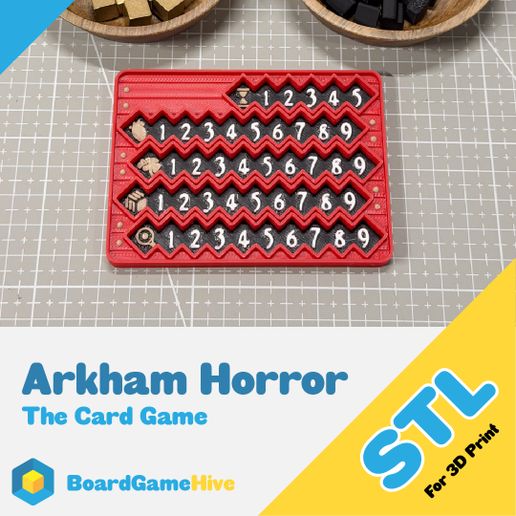Arkham Horror Investigator Card Size Dashboard STL (Digital  File) 3D  3D-Cults