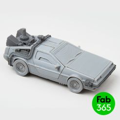 DMC_Parts_01.jpg Archivo 3D Coche plegable DMC delorean - Piezas TimeMachine・Modelo imprimible en 3D para descargar