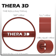 thera-3d-tavola-ROLLING-THING-progetto.png THERA 3D BIG Pronation Supination TOOL Hand Therapy Occupational Therapy