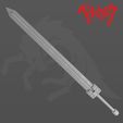 5.jpg Guts' 7-Foot Long Sword from Berserk's Golden Age Arc 3d model
