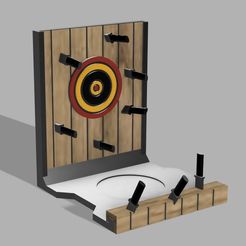 knives.jpg STL file FUNKO MODULAR CUSTOMIZABLE DIORAMA - Knives Out・Model to download and 3D print, K3DC