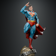 03.png SUPERMAN & KRYPTO FULL STATUE + BUST 3D PRINT