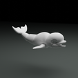 belu.png beluga whale, articulated flexi