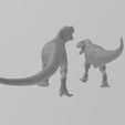 2.jpg Realistic Dinosaurs T-Rex Tyrannosaurus Female  ( 2 Poses ) With Free Keychain