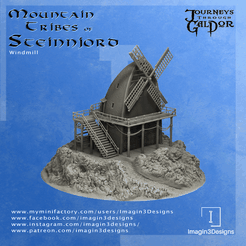 Windmill.png Fichier 3D Moulin à vent de Steinnjord・Modèle imprimable en 3D à télécharger
